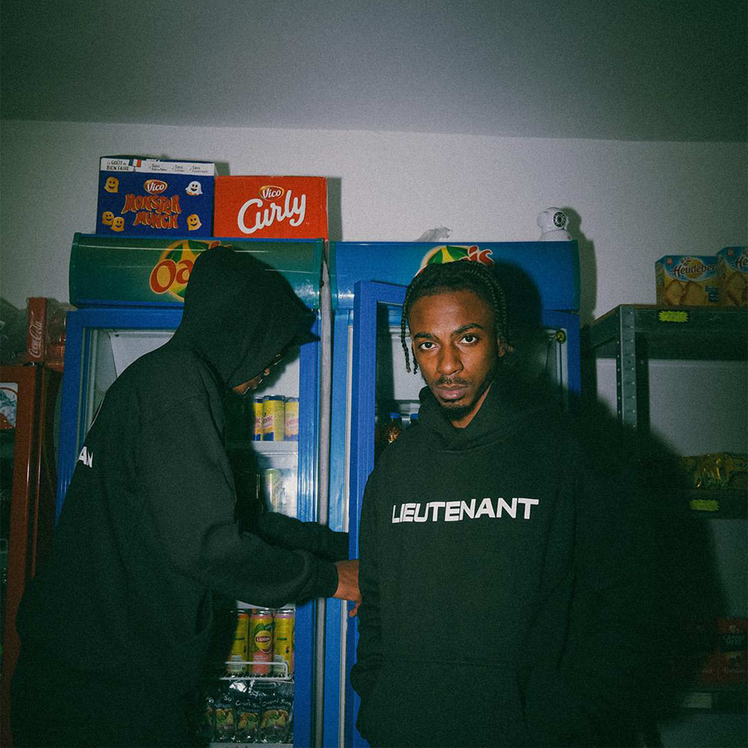 ENSEMBLE NOIR LOGO "LIEUTENANT"