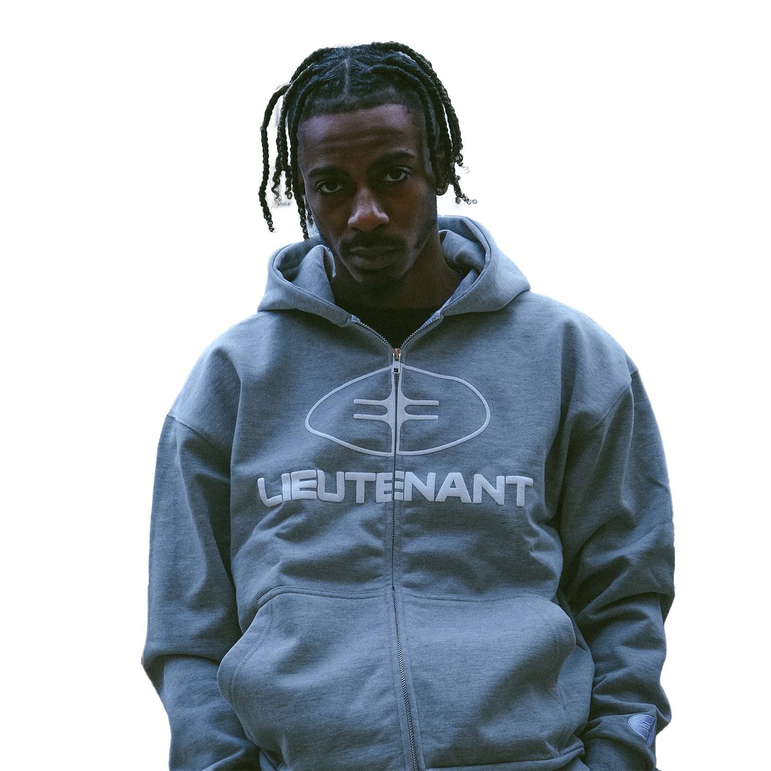 ENSEMBLE ZIPPÉ "LIEUTENANT" - GRIS