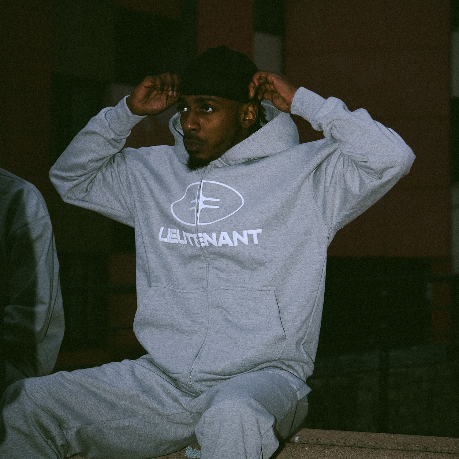 ENSEMBLE ZIPPÉ "LIEUTENANT" - GRIS