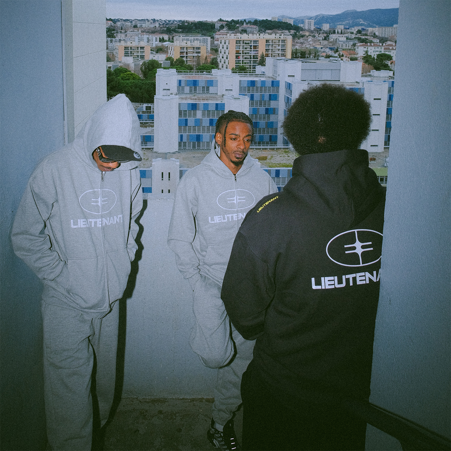 ENSEMBLE ZIPPÉ "LIEUTENANT" - GRIS