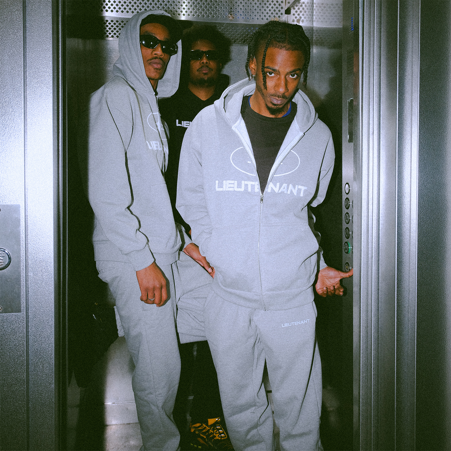 ENSEMBLE ZIPPÉ "LIEUTENANT" - GRIS